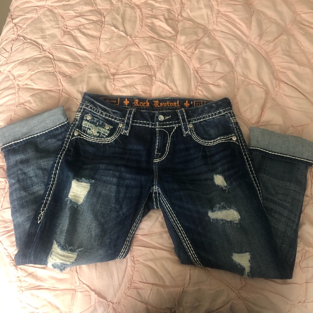 Rock Revival Nancy Crop Jeans